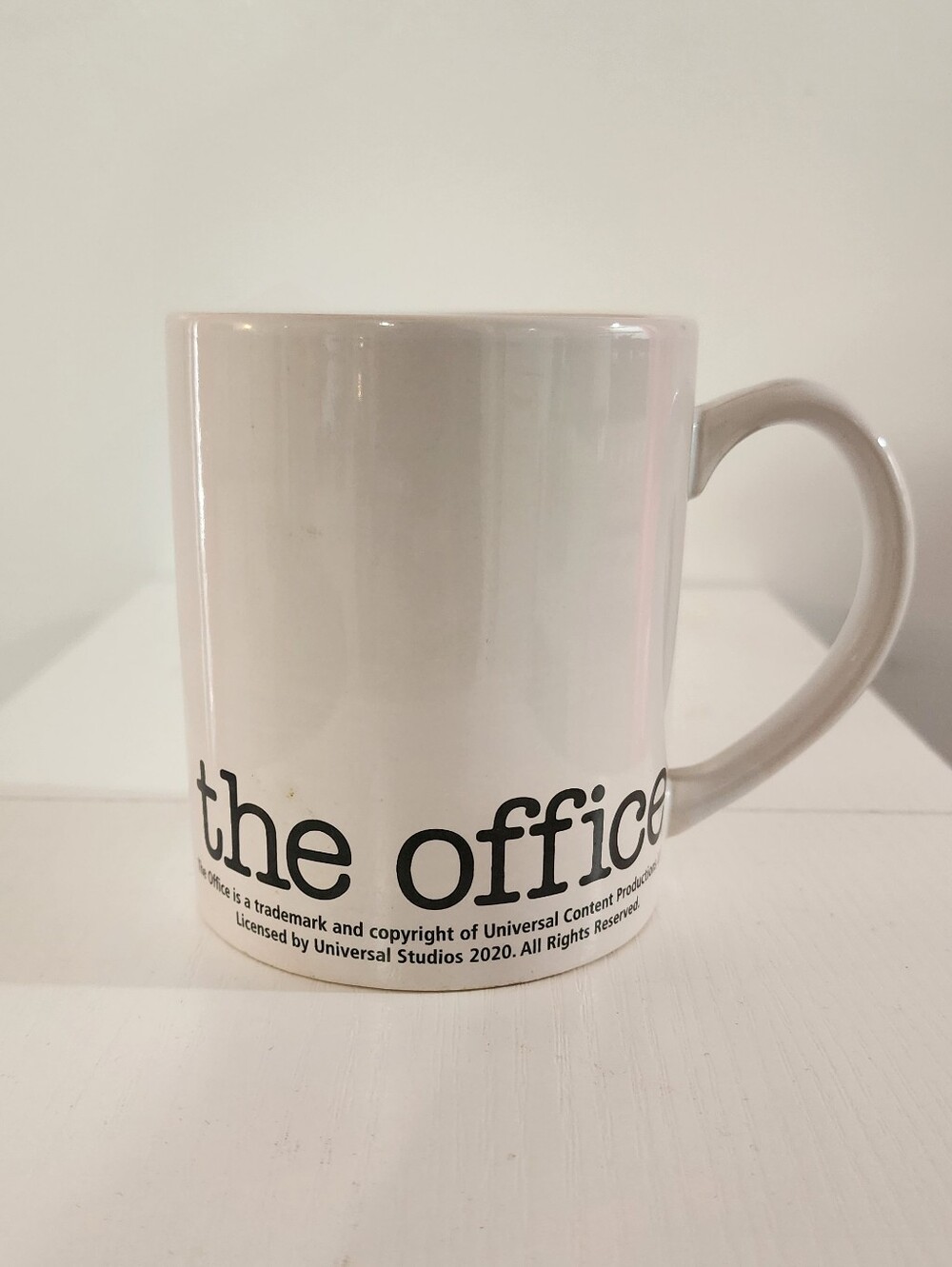 Universal 'The Office' White Ceramic Logo Mug
